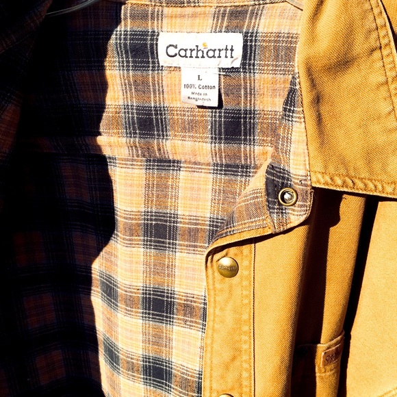 CARHARTT VINTAGE JACKET & Matching HAT - SIZE:Large - HAT is Adjustable Size - Picture 3 of 8